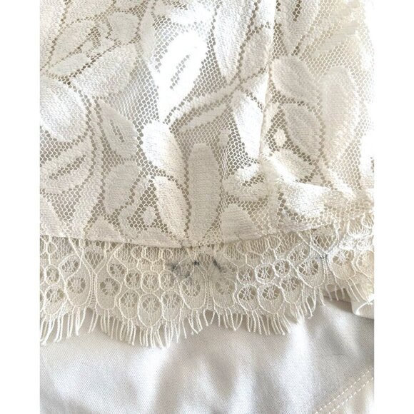 London Times White Ivory Lace Dress Bridal Shower Wedding Size 4 - Picture 15 of 15